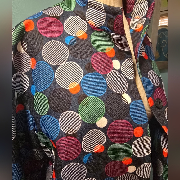 Anne Klein Chic and Colorful Polka Dot Jacket - Picture 5 of 7